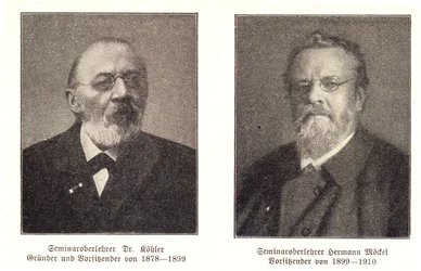 The First Chairmen of the Erzgebirgsverein Köhler and Möckel